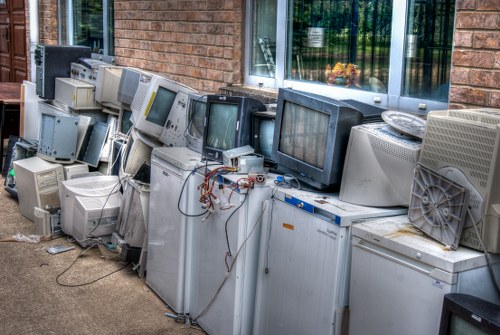 Recycling builders' waste in Ruislip